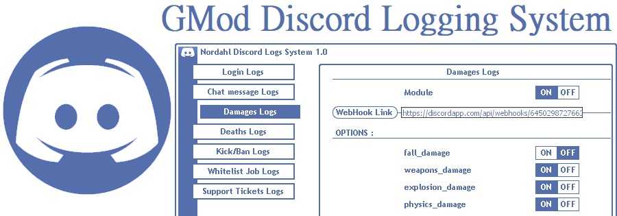Discord logging system
