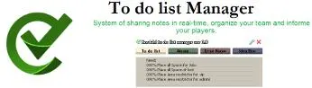 Todo list Manager