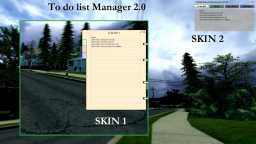 Different skin of the To Do List Manager