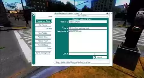 Video of Report Tickets System