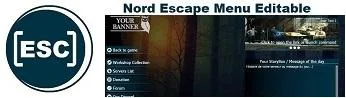 Banner Gmod Escape Menu Editor