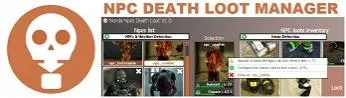 NPC Death Loot Manager