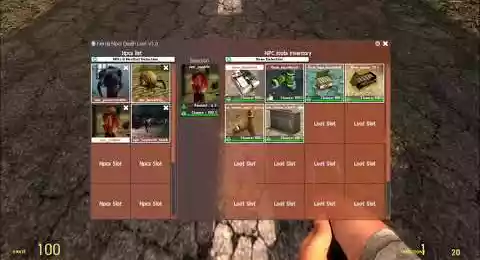 Video of NPC Death Loot Manager