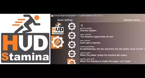 Vidéo de Demonstration de Gmod Stamina System + Editable HUD sur Youtube