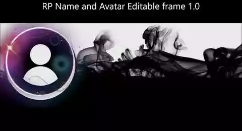 Video of RP Name and Avatar Editable frame