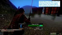Fishing games in a survival game