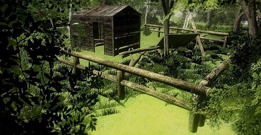 Construct a cabin in Zworld